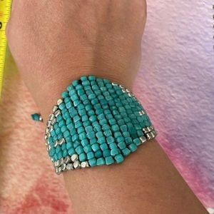 Kenneth Cole beaded cuff bracelet